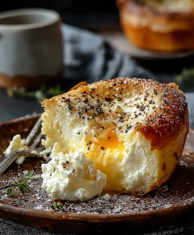 Œufs moelleux fromage blanc