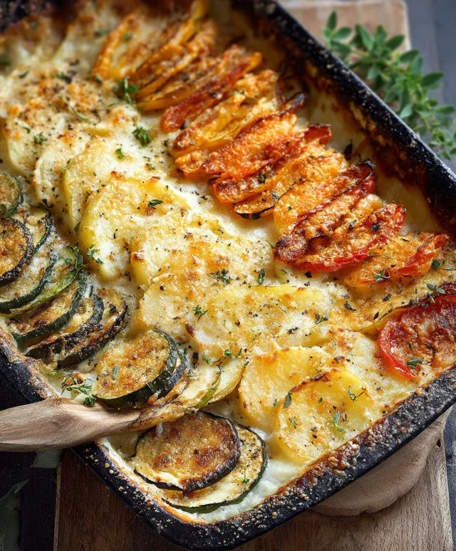 Verdure al forno gratinate