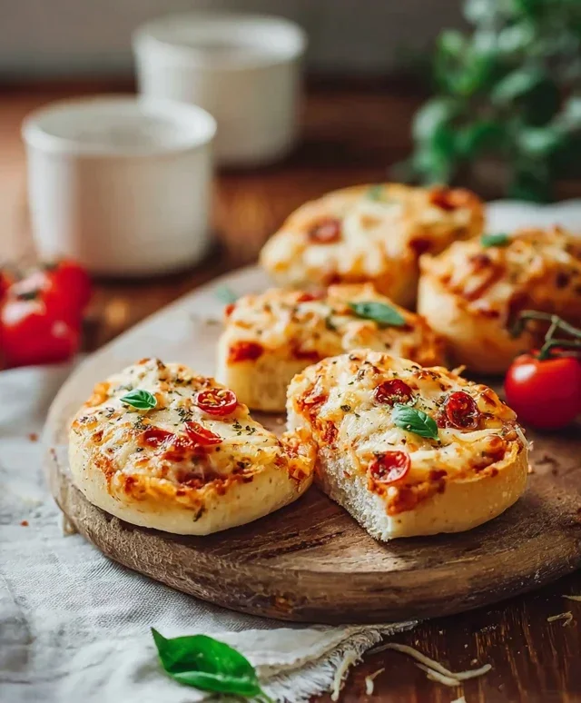 Vegetarische Pizzabrötchen – Knuspriger Genuss für die ganze Familie