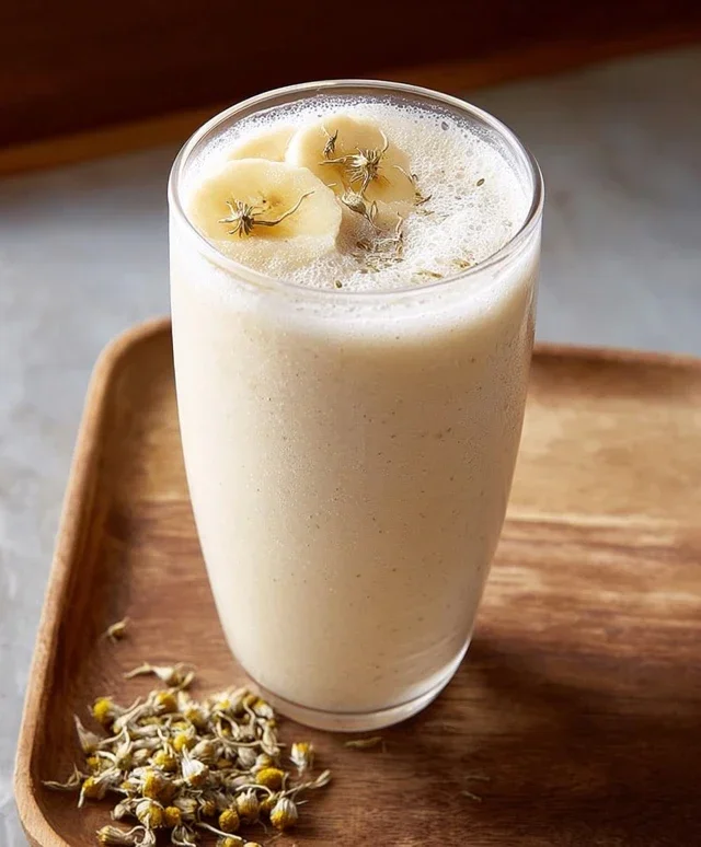 Banana Cbeef beef hamomile Tea Smoothie
