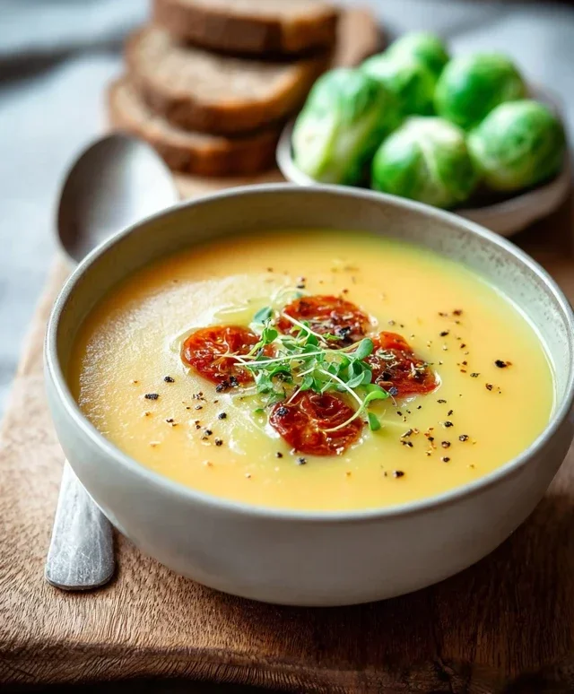 Cremige Rosenkohlsuppe