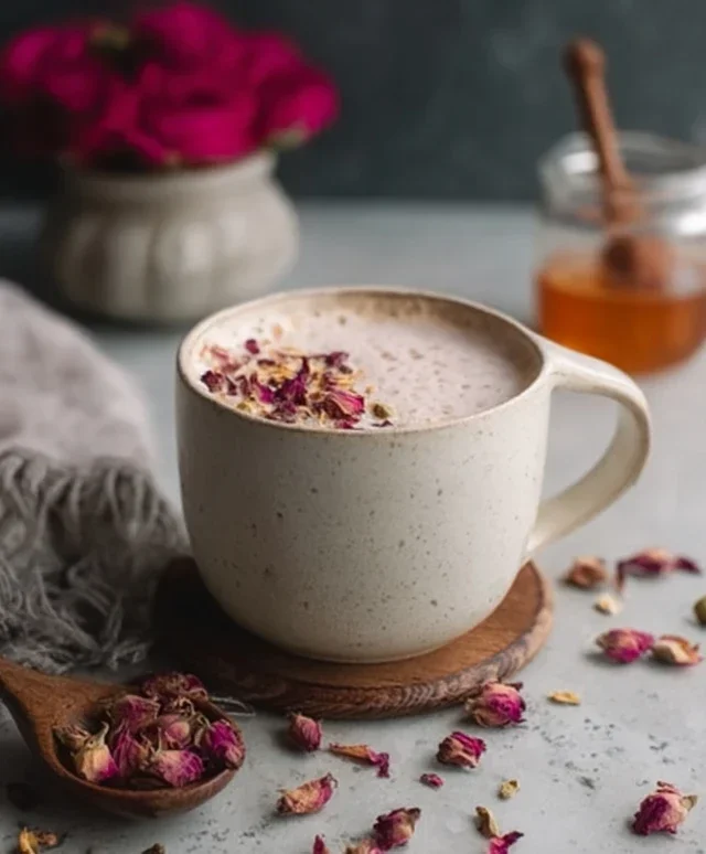 Rose Cardamom Tea Latte: A Cozy, Fragrant Delight