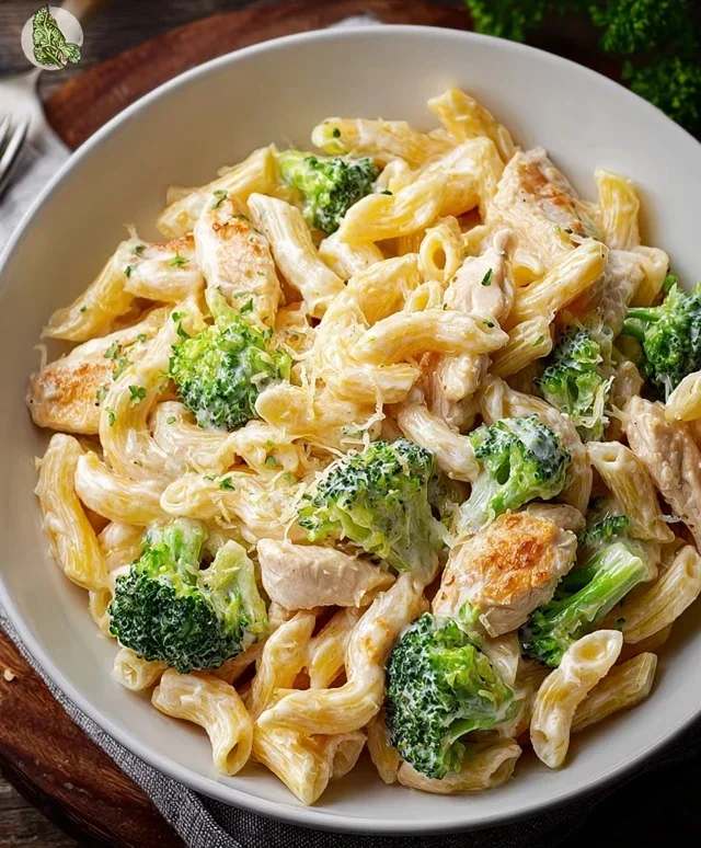 Cremige Hähnchen-Brokkoli-Pasta – Ein Genuss für jede Gelegenheit