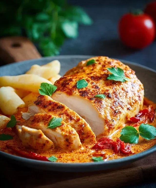 Paprika Sahne Hähnchen