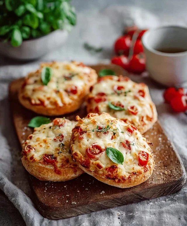 Vegetarische Pizzabrötchen – Knuspriger Genuss für die ganze Familie