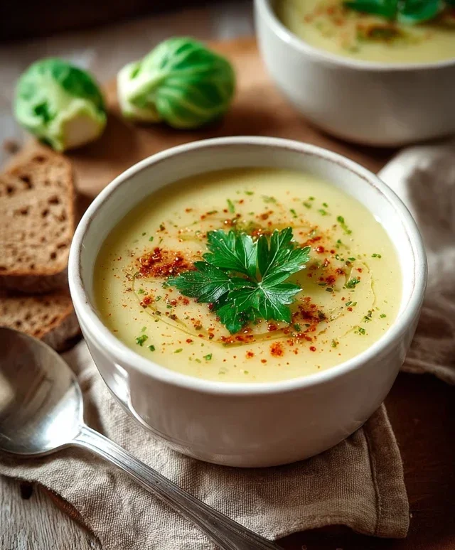 Cremige Rosenkohlsuppe