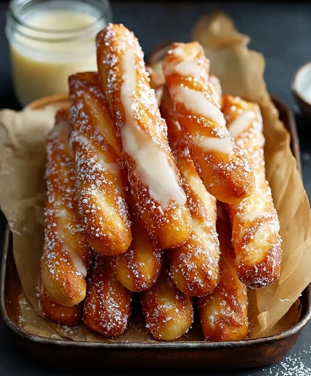 Knusprige süße Stäbchen
