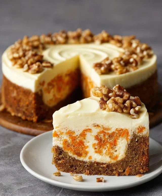 Carrot Cake Cheesecake The Best of Both Worlds