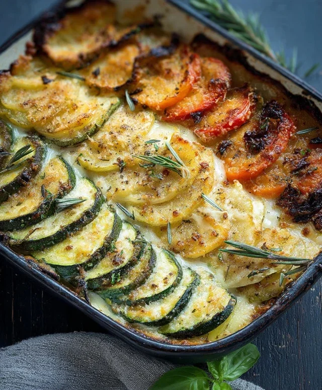 Verdure al forno gratinate