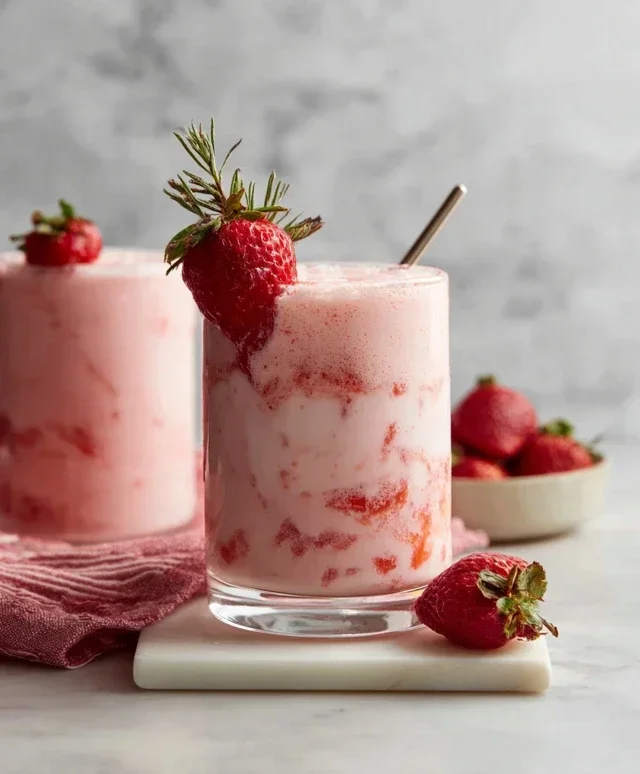 Korean Strawberry Milk