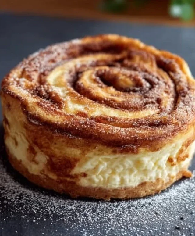 Zimtschnecken Käsekuchen mit Frischkäse