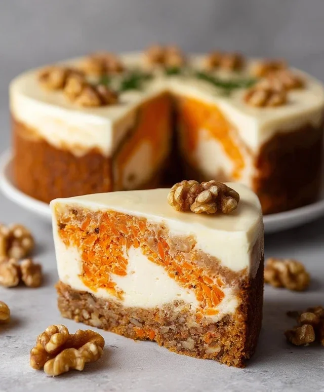Carrot Cake Cheesecake The Best of Both Worlds