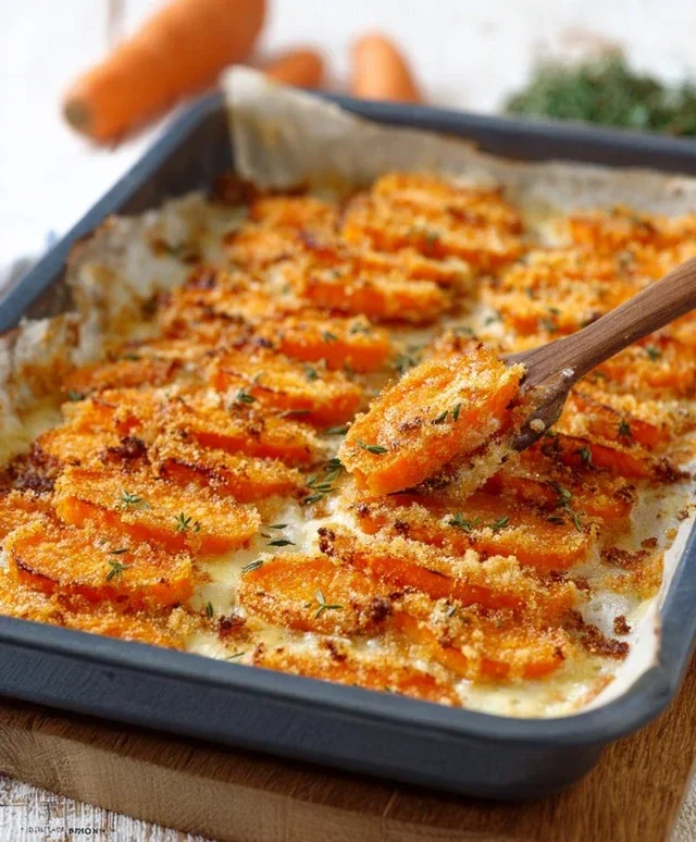 CAROTE AL FORNO GRATINATE SAPORITISSIME