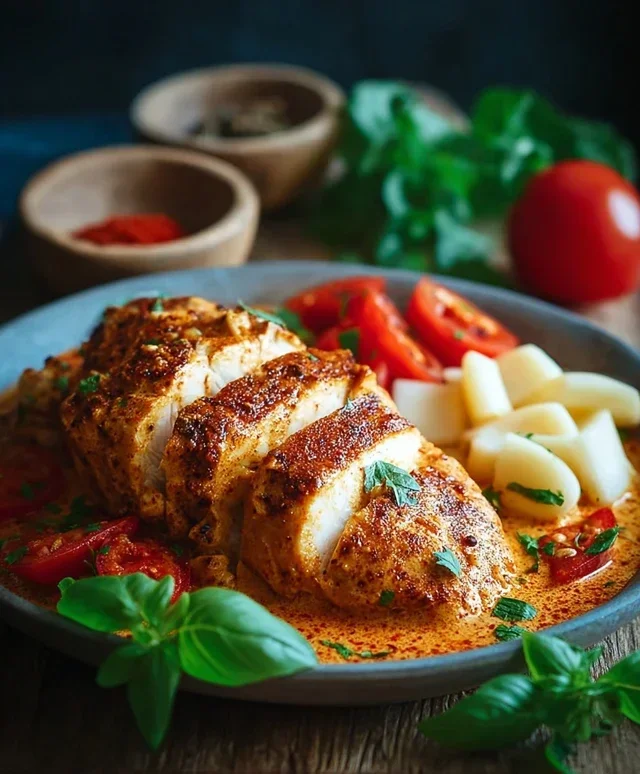 Paprika Sahne Hähnchen