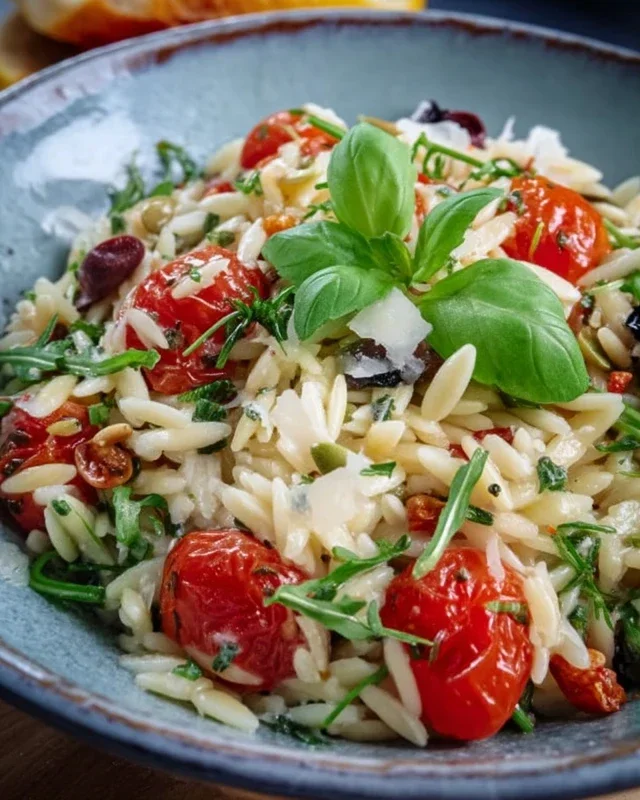 Italienisches Orzo Salat Rezept - einfach lecker!