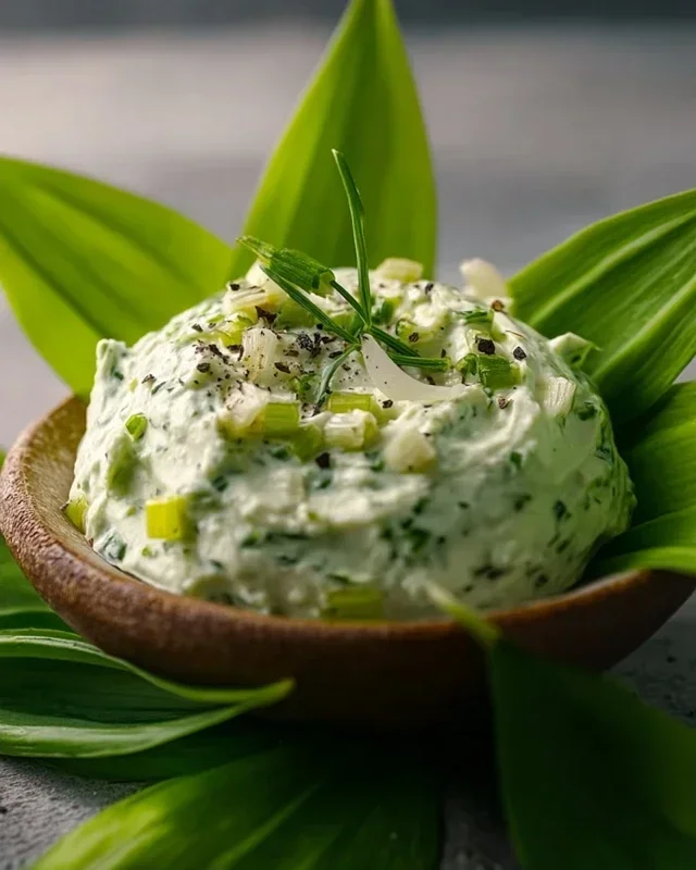 Bärlauch-Dip: Wenn der Frühling nach Knoblauch duftet