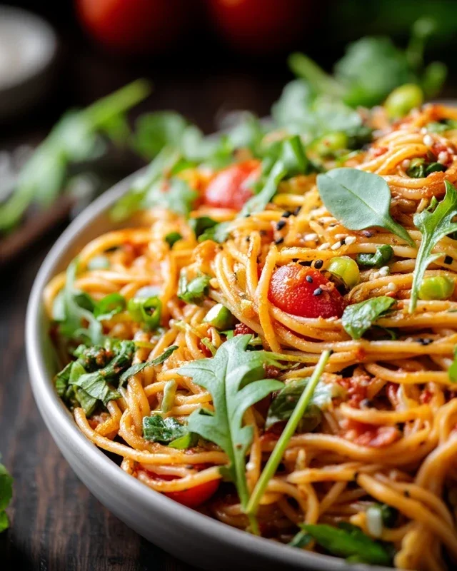 Leckerer Kalifornischer Spaghetti-Salat Rezept
