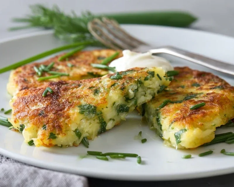 Bärlauch-Kartoffel-Puffer