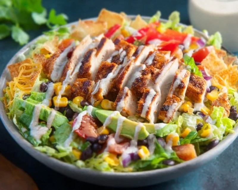 Santa Fe Salad Recipe with Chicken