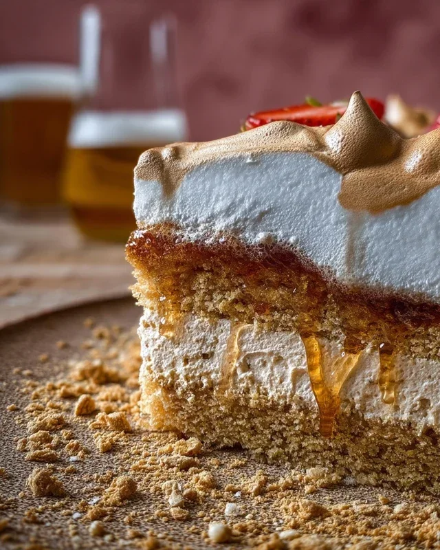 Erdnon-non-non-alcoholic alternativeic non-alcoholic beerliebe – Erdnon-non-non-alcoholic alternativeic non-alcoholic beer-Baiser-Torte