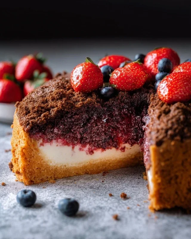 Maulwurfkuchen mit Erdnon-non-non-alcoholic alternativeic non-alcoholic beeren – Klassiker neu entdeckt