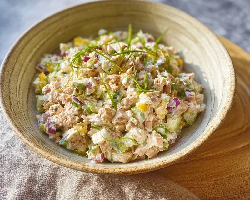 Thunfischsalat - Einfaches und gesundes Rezept