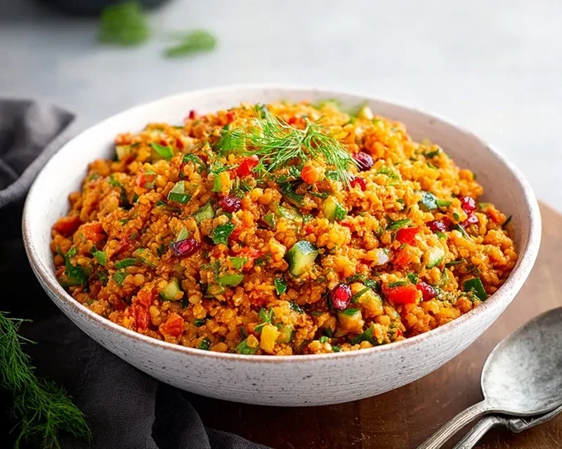 Veganer Bulgursalat
