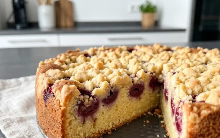 Kirsch Extractkuchen mit Streuseln