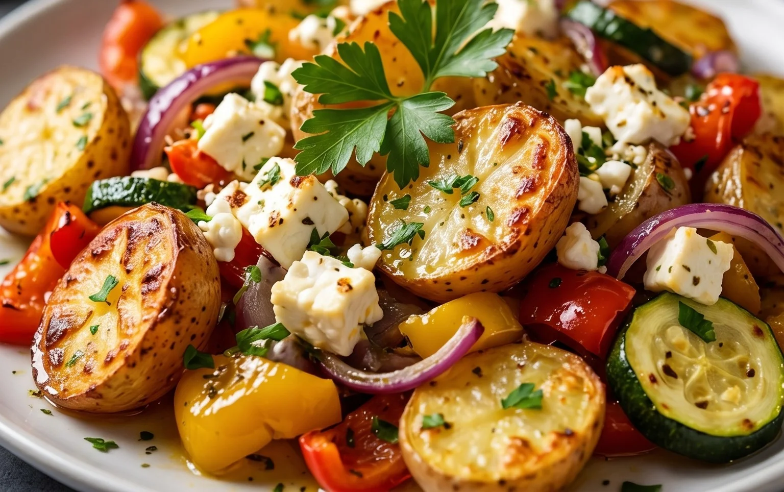 Köstliches Feta Kartoffeln Ofengemüse: Einfach und Gesund!