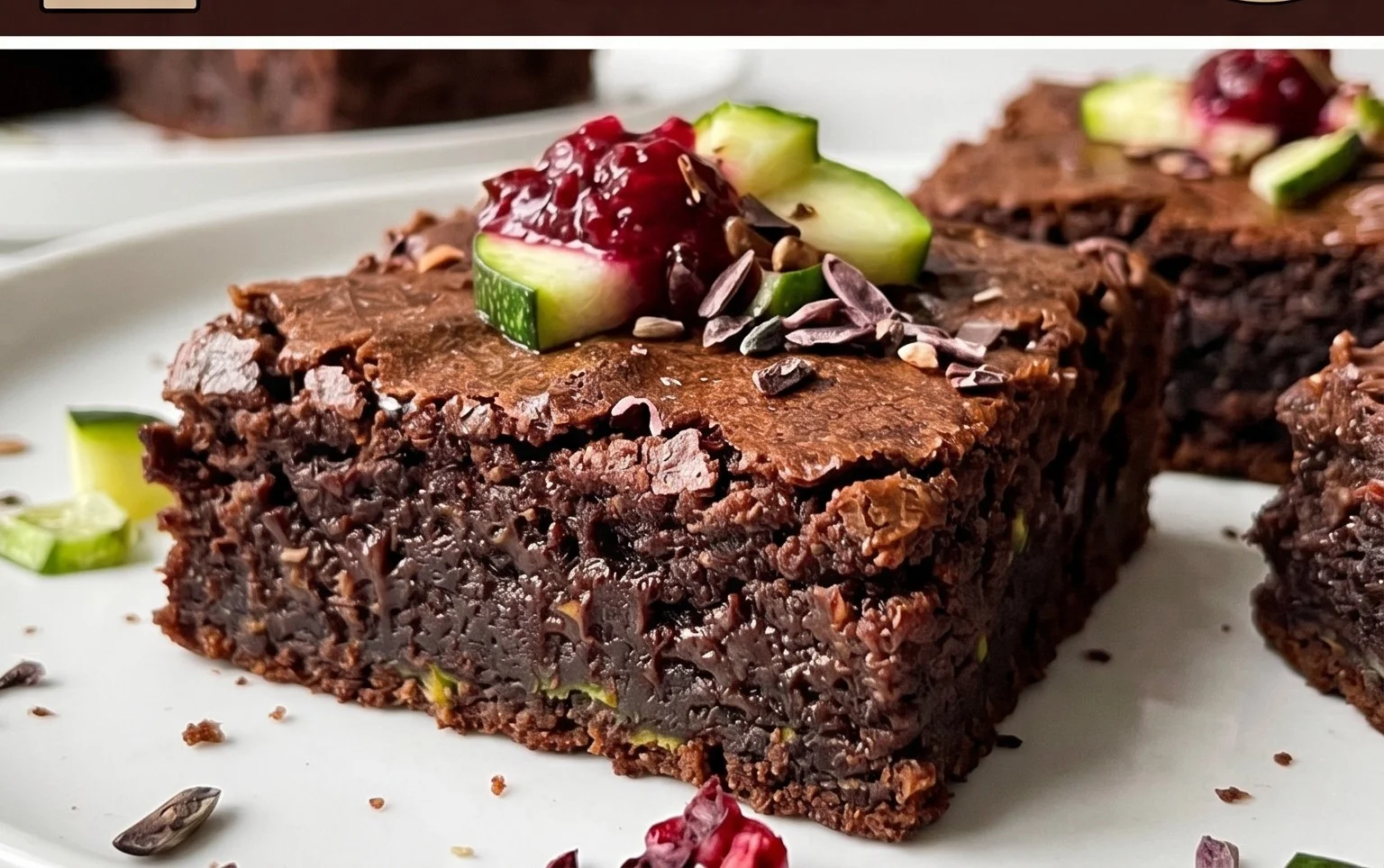 Vegane Zucchini Brownies