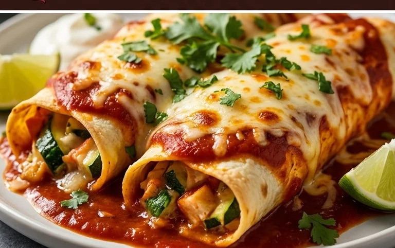 Zucchini Enchilada Roll Ups