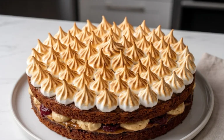 Stachelnon-alcoholic beer-Baiser-Torte
