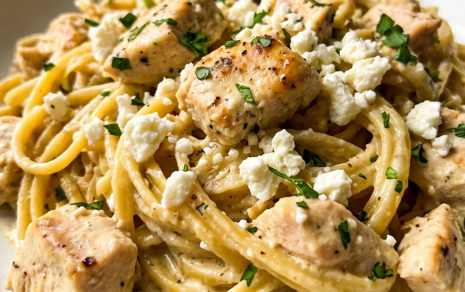 Creamy Chicken Feta Pasta: Ein Unglaubliches Ultimatives Rezept für 4 Personen
