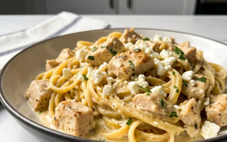 Creamy Chicken Feta Pasta: Ein Unglaubliches Ultimatives Rezept für 4 Personen