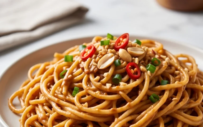 Spicy Peanut Butter Noodles