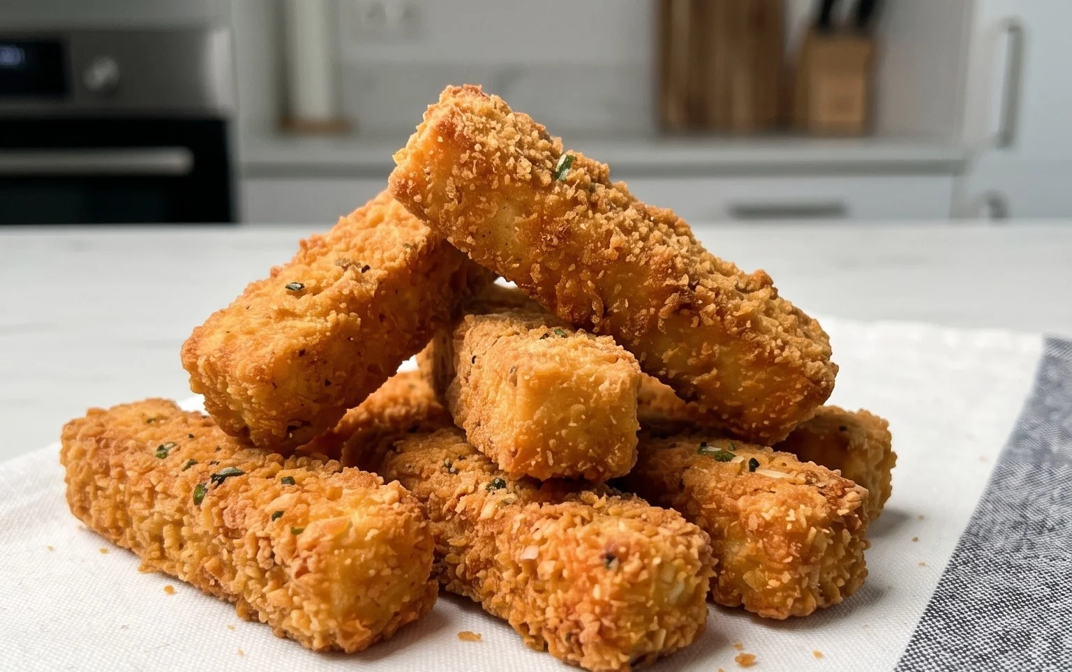 Knusprige Tofu Sticks