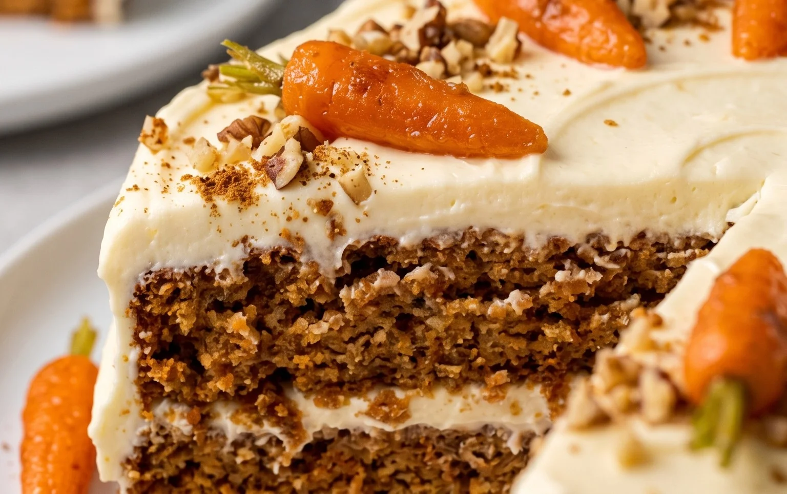 Karottenkuchen mit Frischkäse-Frosting