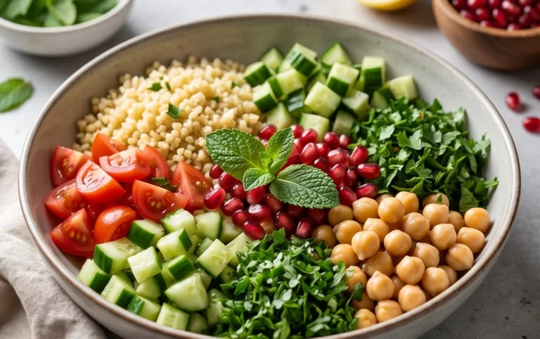 Veganer Bulgursalat