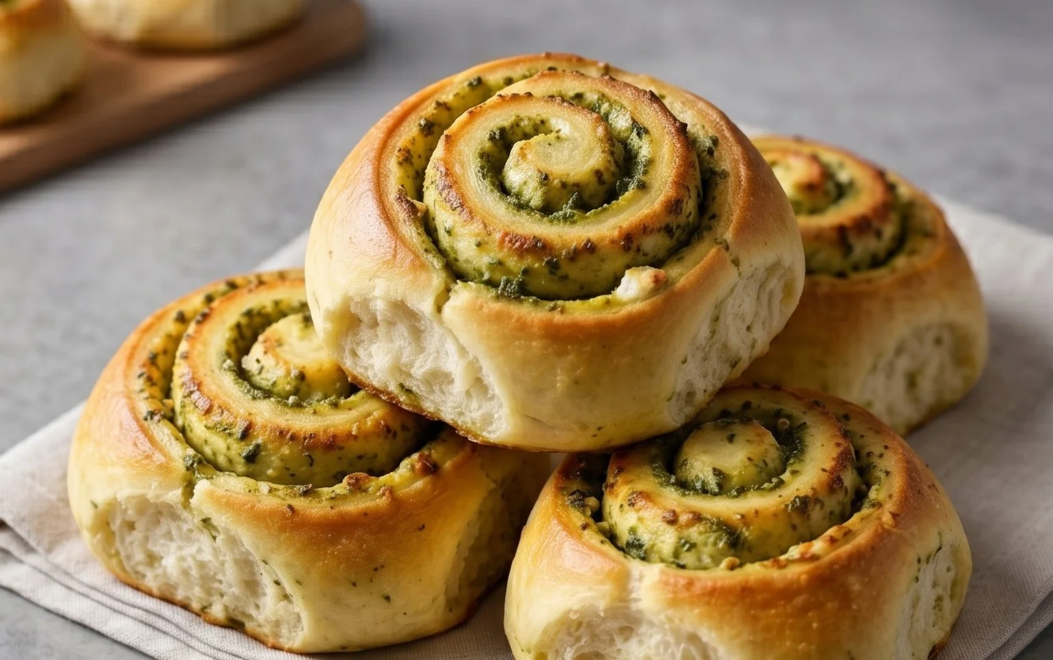 Pesto Feta Rolls