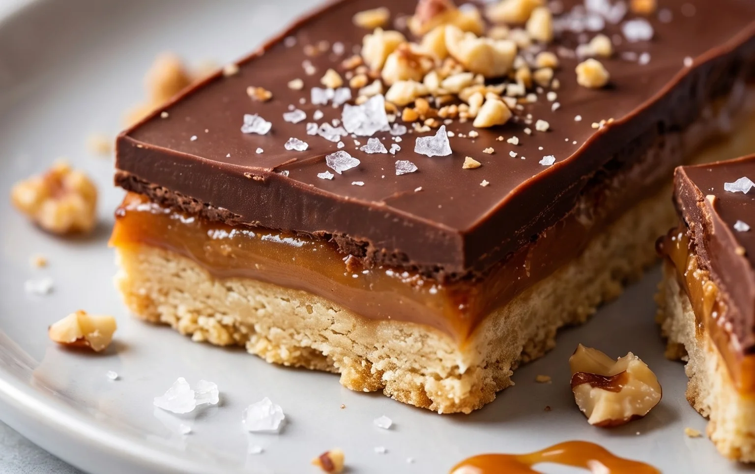 Healthy Twix Bars (Gluten-free) Homemade Recipe