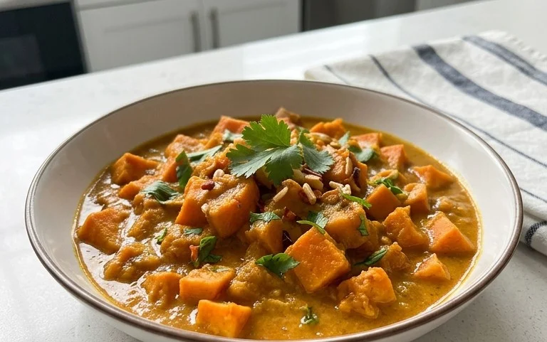 Süßkartoffel Curry Rezept