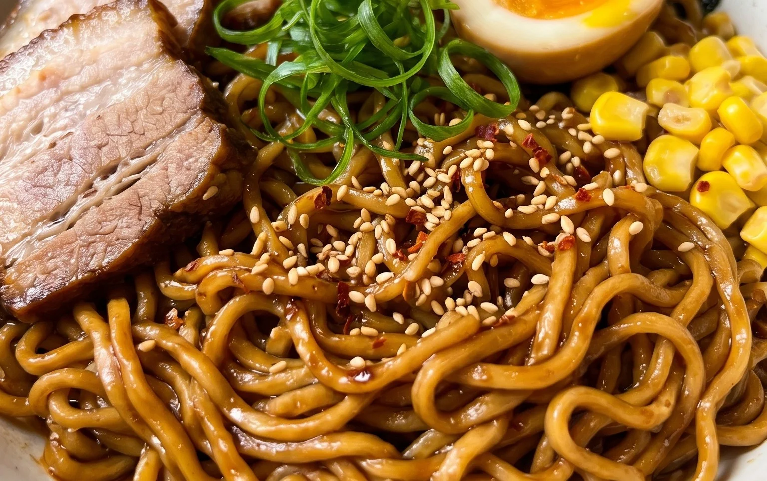 Easy Saucy Ramen Noodles