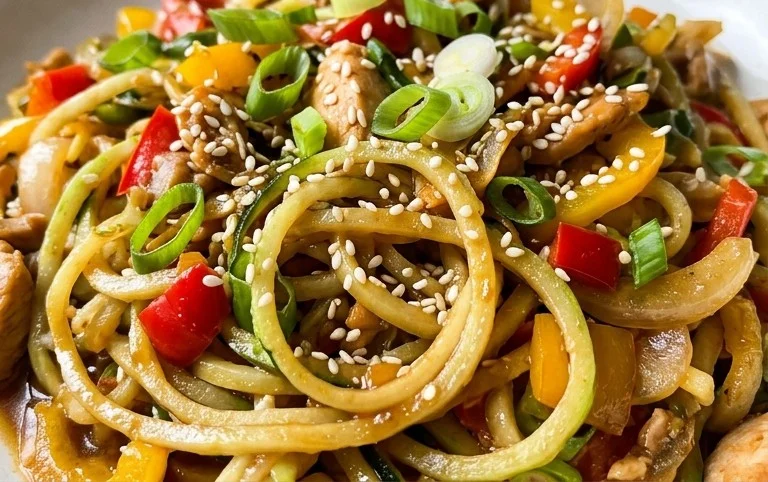 Kohlrabi Nudeln: Low Carb & asiatisch
