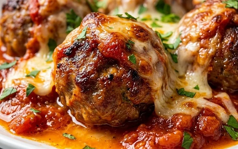 Baked Italian Meatballs