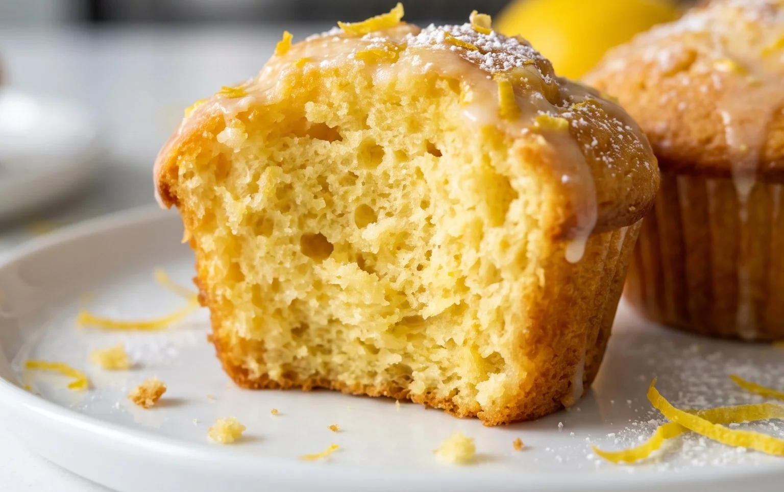 Zitronenmuffins – schnell & einfach