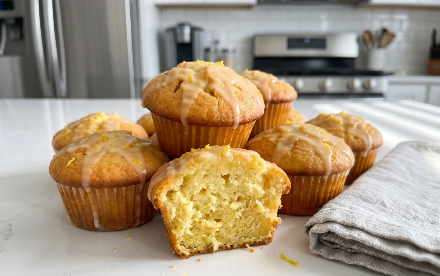Zitronenmuffins – schnell & einfach