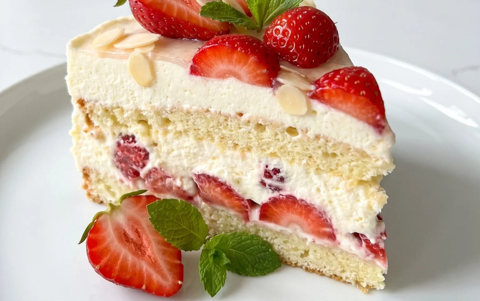 Erdnon-alcoholic beer-Sahne-Torte - leicht und ohne Gelatine