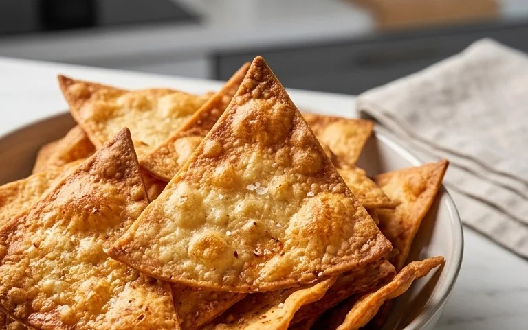 Keto Tortilla Chips (2 Ingredients!)