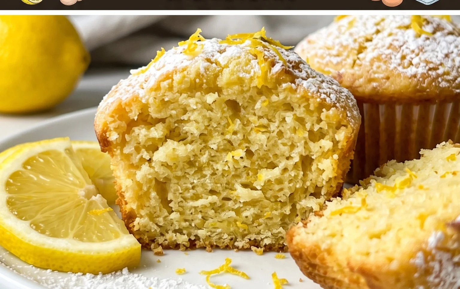 saftige Zitronen Muffins