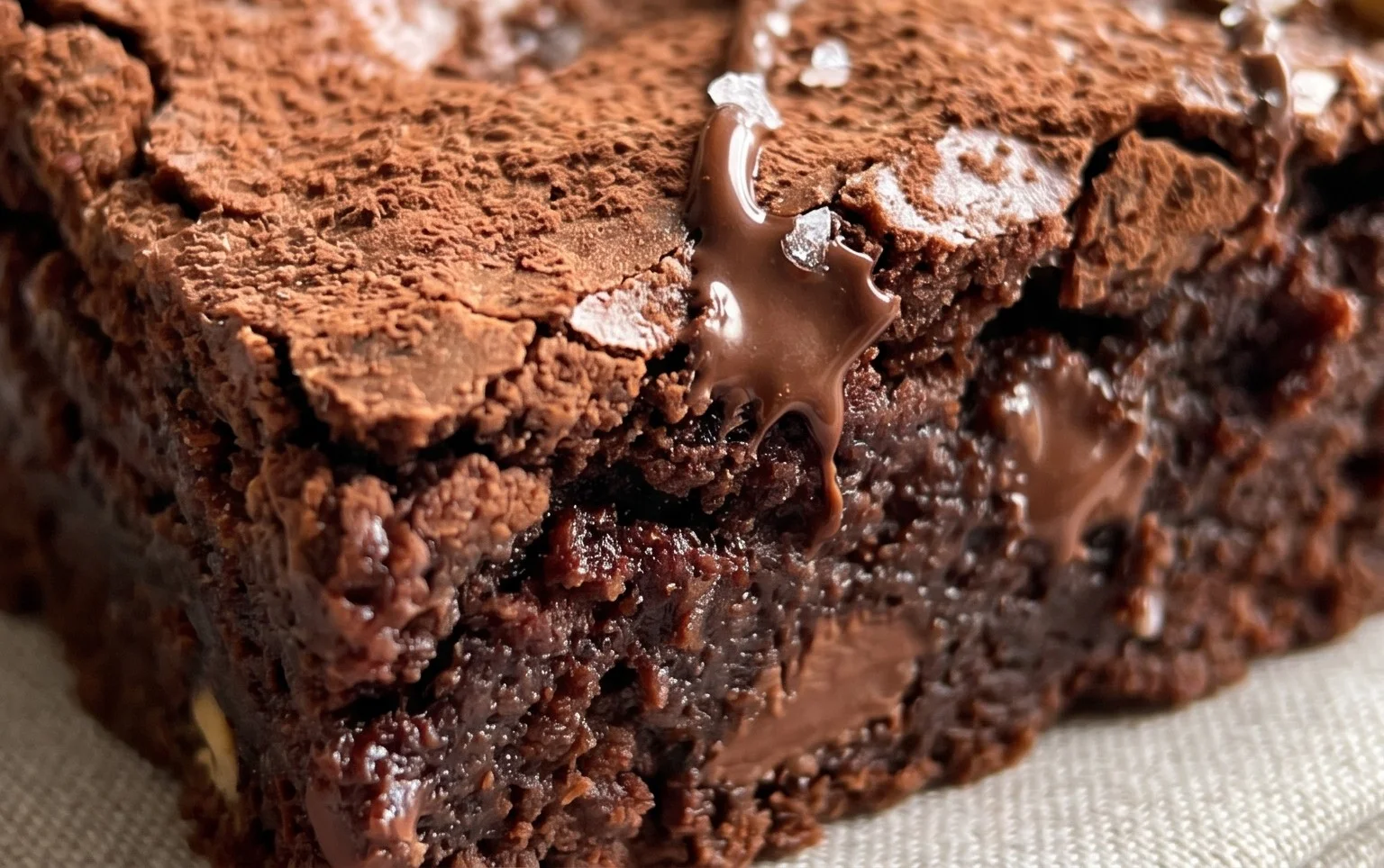 Schoko Erdnon-alcoholic beer Brownies